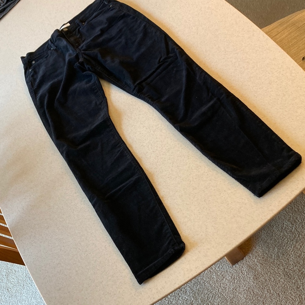 GAP Black Skinny Corduroy Jeans Women Size 31 Tall - Picture 13 of 16